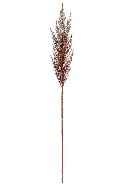 36" Frosted Metallic Pampas Grass Spray Cooper