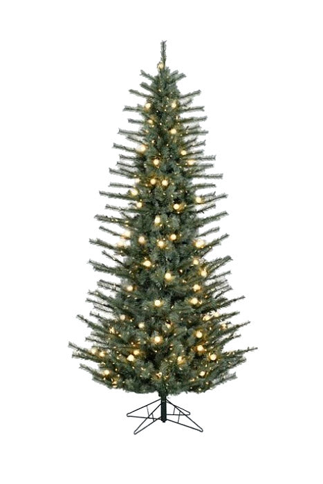 7.5Ft X 50" Led Chesapeake Tree Blue/Clear Bright