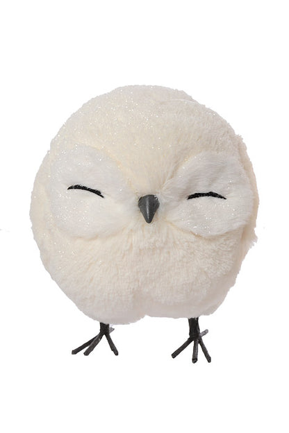 4.5"-6.5" Owl Cream/White Set/3