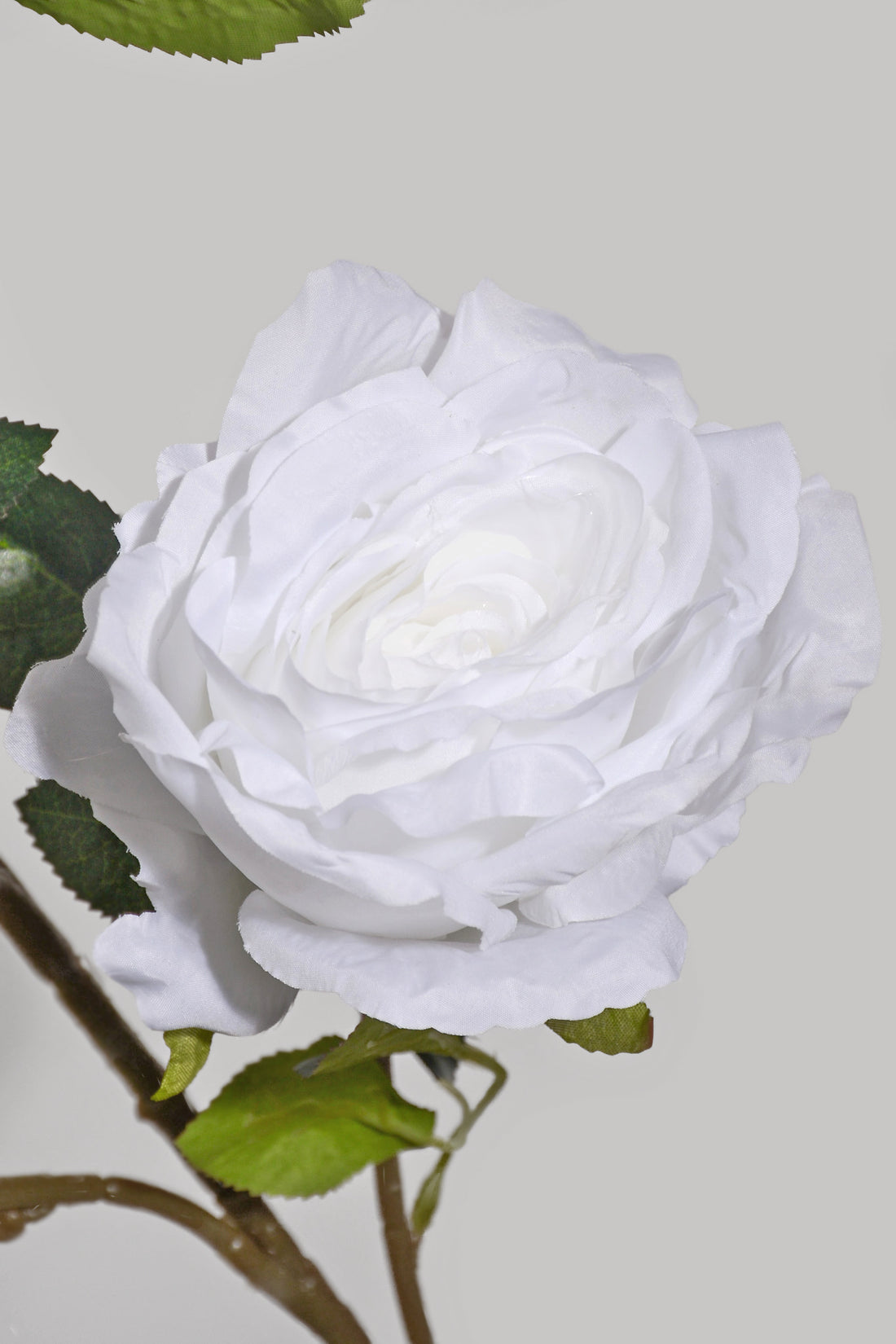 38.5" Silk Rose Spray White