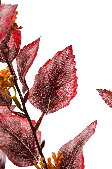 31.5" Eucalyptus Spray Red