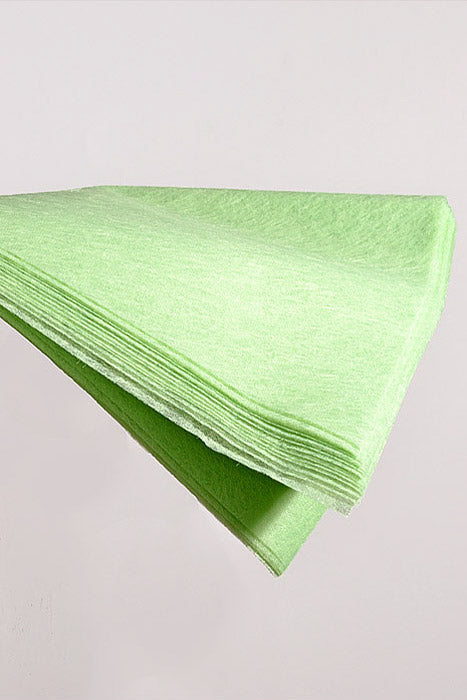 22.5" Non-Woven Fiber Tissue Sheet Mint Green Pkg/15