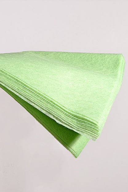 22.5" Non-Woven Fiber Tissue Sheet Mint Green Pkg/15