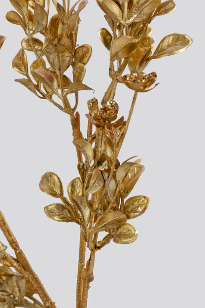 24.5" Leaf Spray Gold