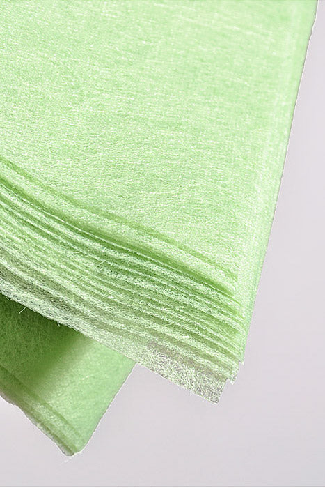 22.5" Non-Woven Fiber Tissue Sheet Mint Green Pkg/15
