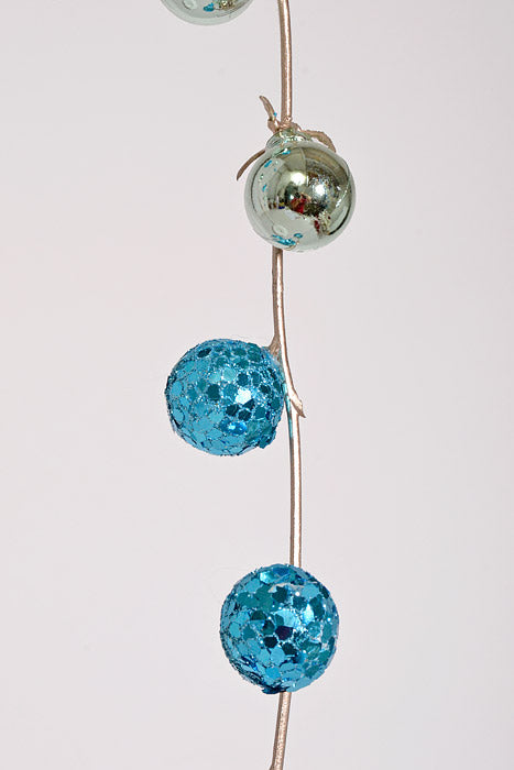 35.5" Hanging Ball Spray Blue