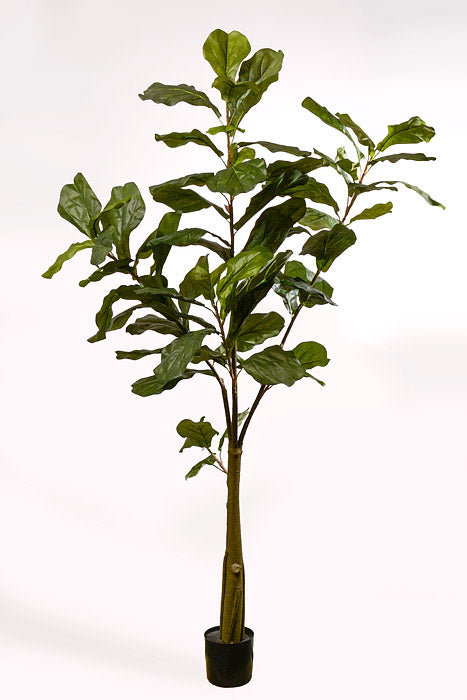 5Ft Artificial Fiddle Tree In Pot Green