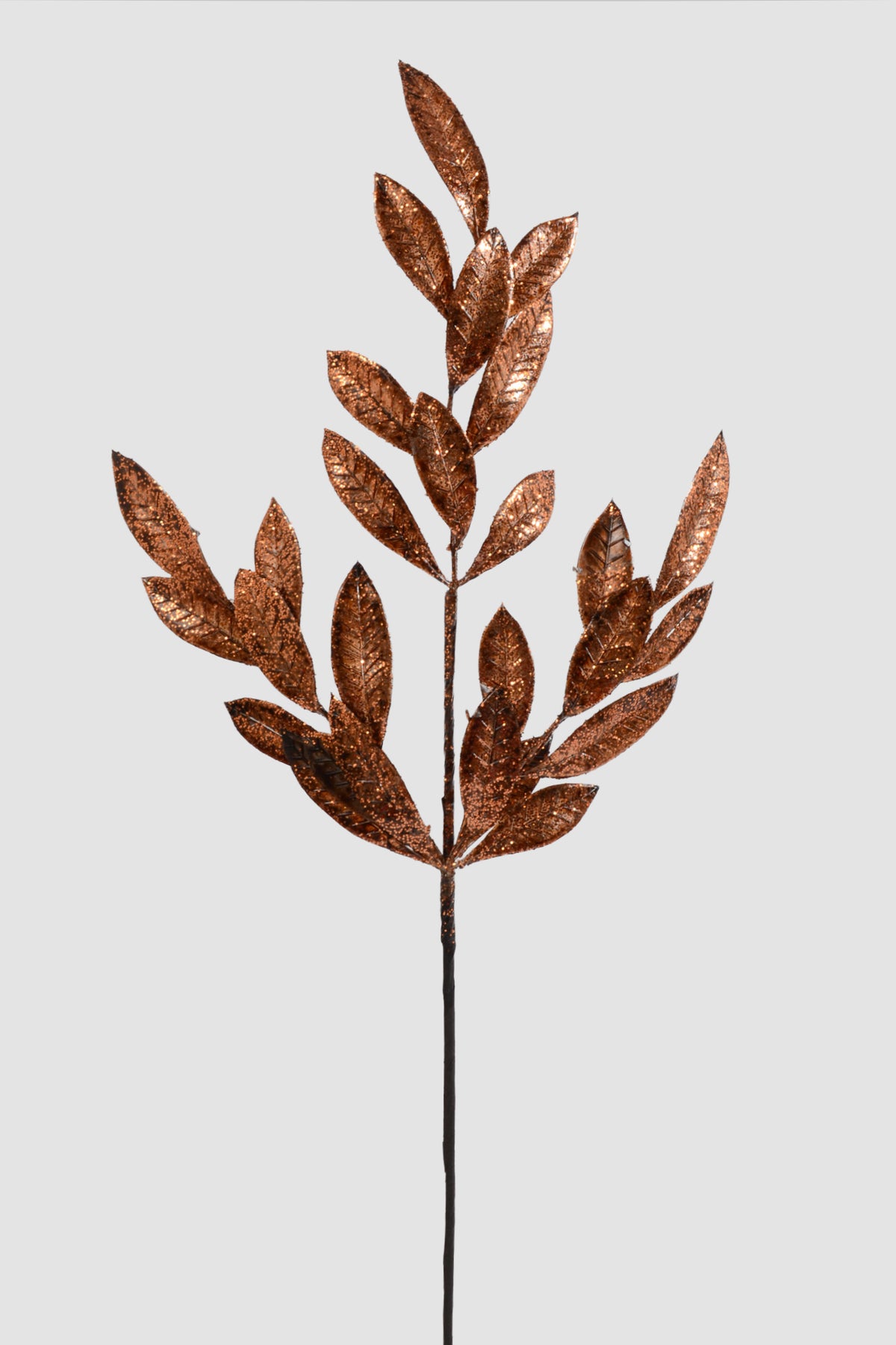 26" Metallic Bay Leaf Spray Coffee