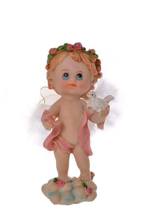 6" Fairy With Ring &amp; Clouds Girl Pink