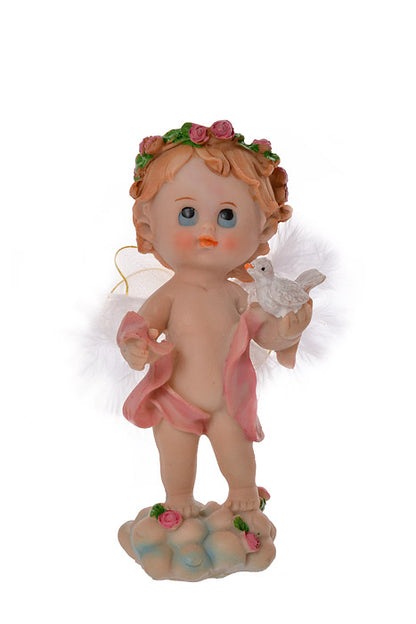 6" Fairy With Ring &amp; Clouds Girl Pink