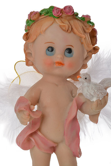 6" Fairy With Ring &amp; Clouds Girl Pink