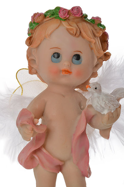 6" Fairy With Ring &amp; Clouds Girl Pink