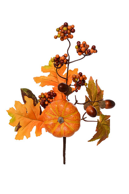 13" Pumpkin Berry Pick Fall