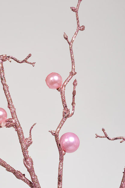 34" Berry Pearl Spray Pink