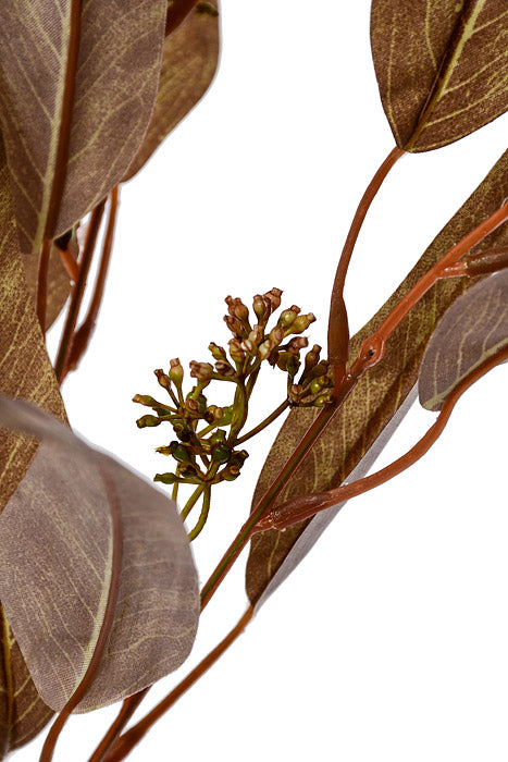 34.5" Willow Eucalyptus Spray Yellow/Gold