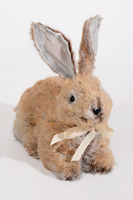 8" Faux Fur Bunny Natural