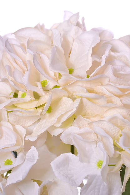 20" Silk Hydrangea Bush (Ivory)