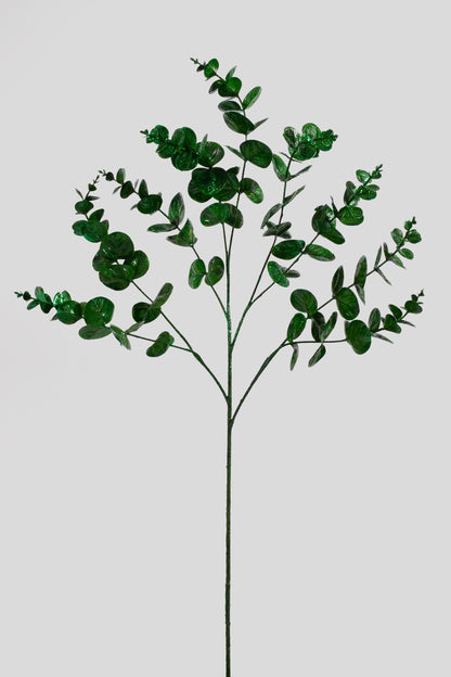 34" Artificial Eucalyptus Spray Green