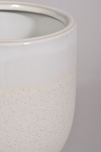 5" X 6.5" Laney Vase White