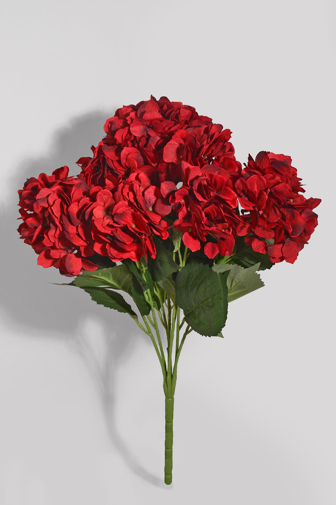 20" Silk Hydrangea Bush Red