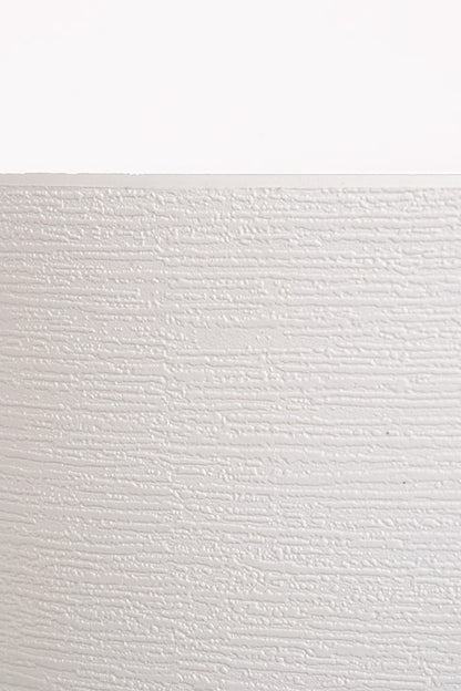 15" X 29" Tall Round Planter White