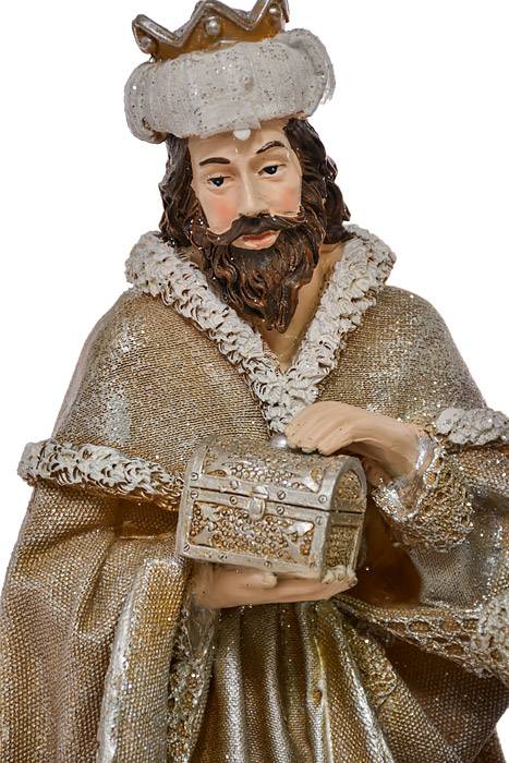 4"-16"  Nativity Set Gold/white Set/7