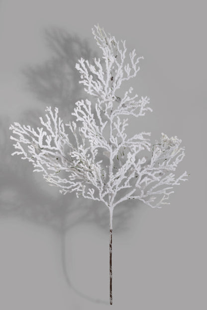 29" Snowed Twig Spray White