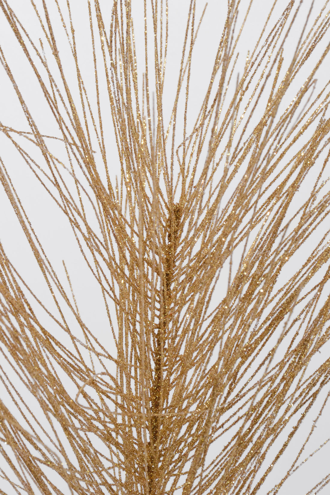 25" Glitter Pine/Needle Branch Gold