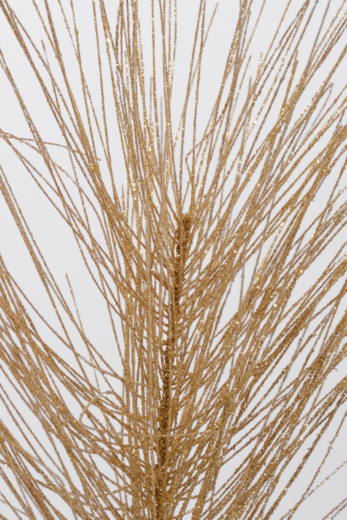 25" Glitter Pine/Needle Branch Gold