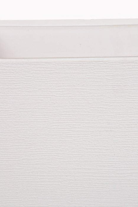 11.5" X 22.5" Tall Tapered Planter White