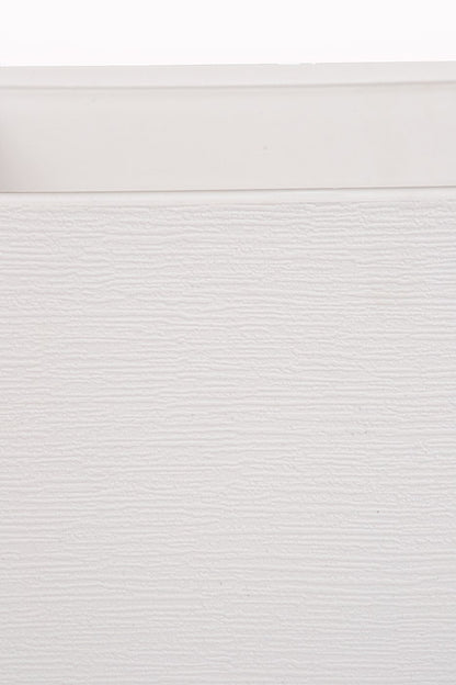 11.5" X 22.5" Tall Tapered Planter White