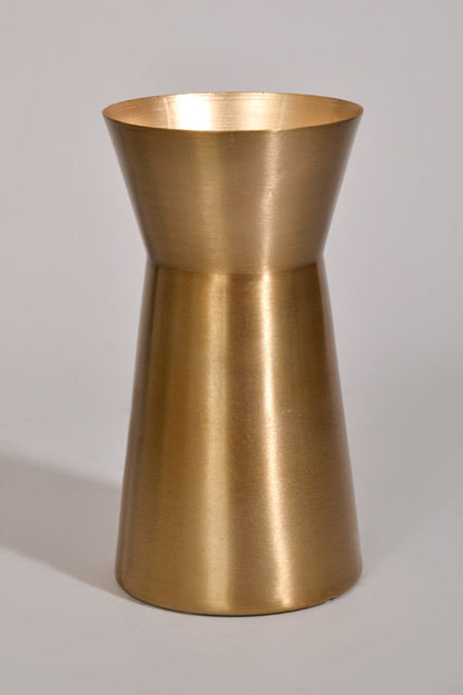 4.25" X 8" Soleil Vase Gold