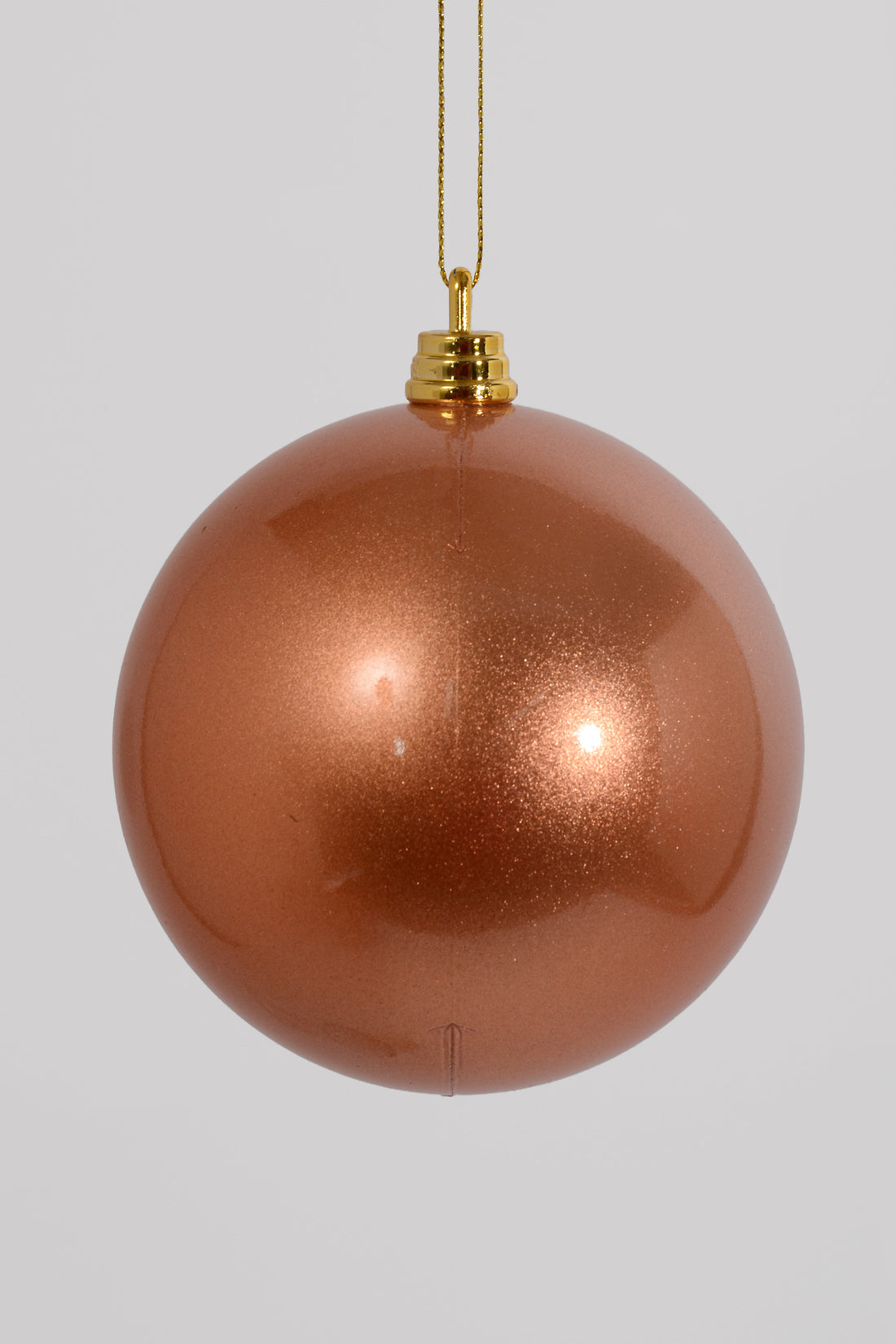 100MM Ornament Ball Bx/6 Sand Gold