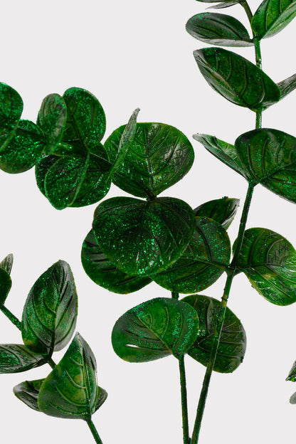 34" Artificial Eucalyptus Spray Green