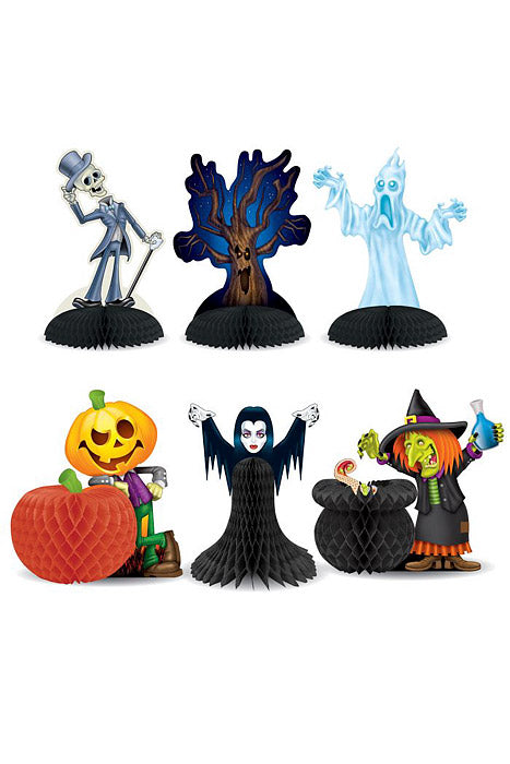 8&quot; Halloween Character Centerpieces (Pkg/6)
