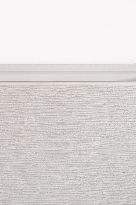 13.5" X 27.5" Tall Tapered Planter White