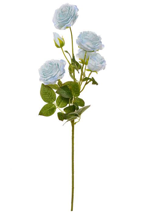 26" Silk Rose Spray Blue