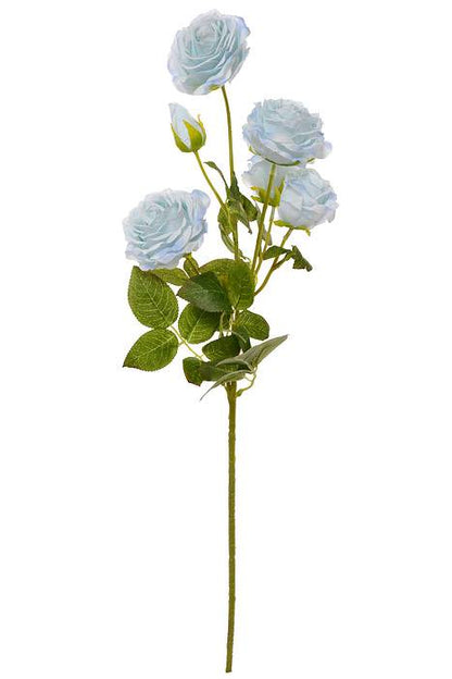 26" Silk Rose Spray Blue