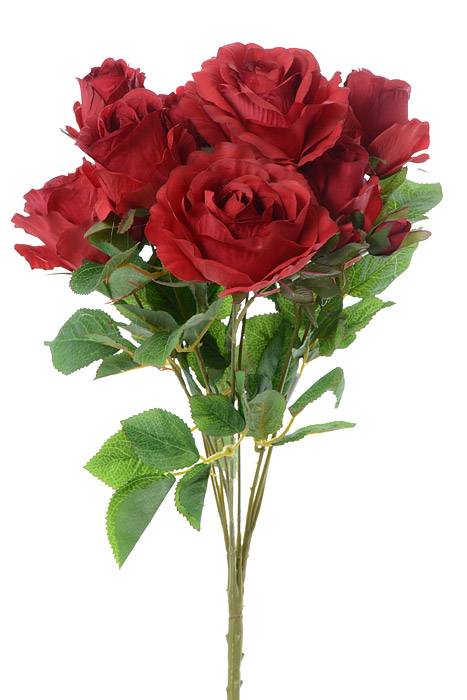 19" Rose Bud Bush X10 Red