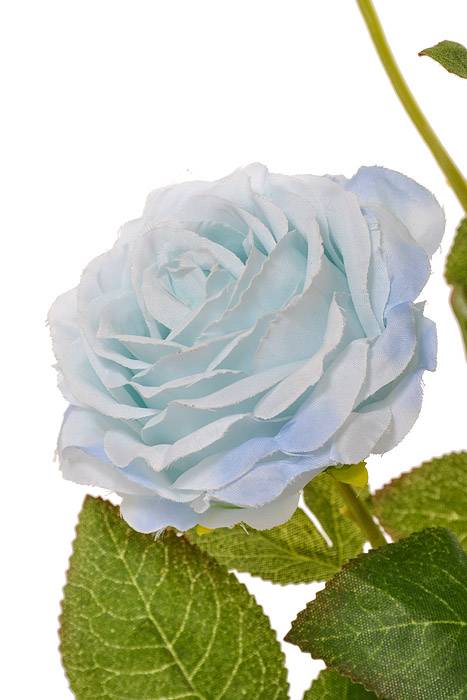 26" Silk Rose Spray Blue