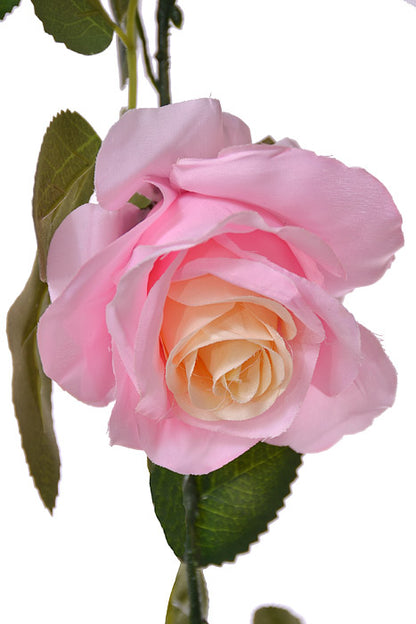 6Ft Silk Rose Garland Pink