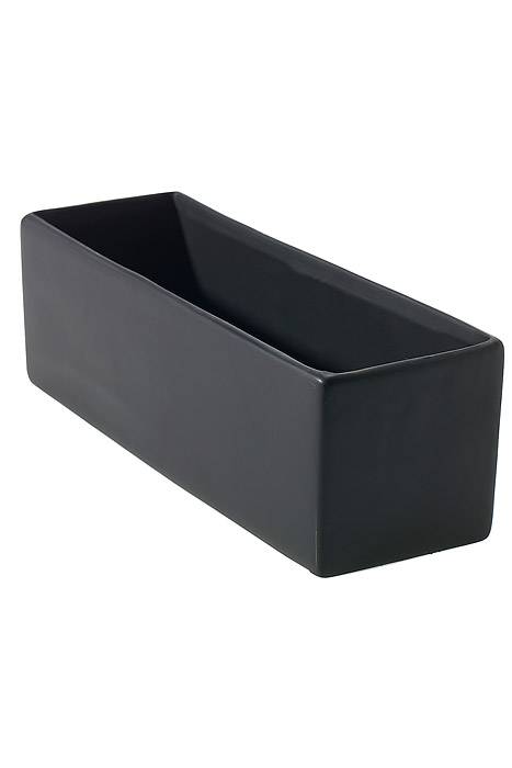 12" X 4" X 4" Urban Planter Matte Black