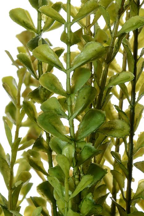 22&quot; Mini Leaves Bush Green