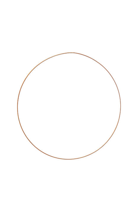 Metal Hoop Ring Gold