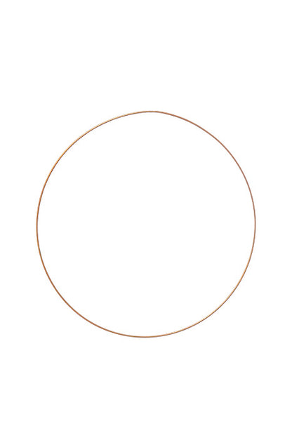 Metal Hoop Ring Gold