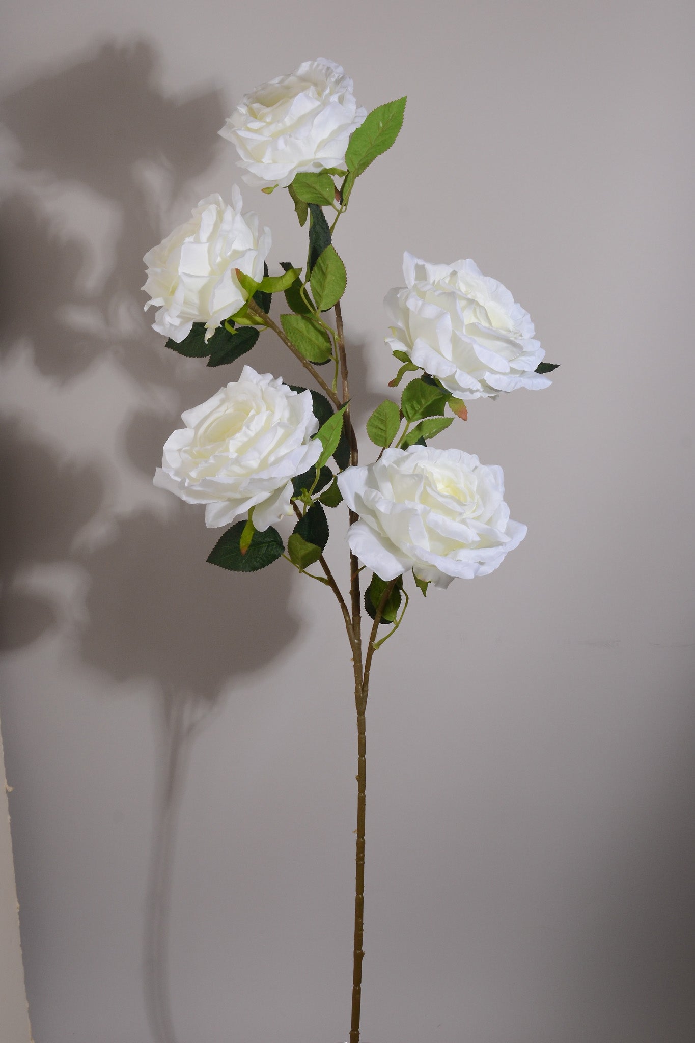 38.5" Silk Rose Spray Off White