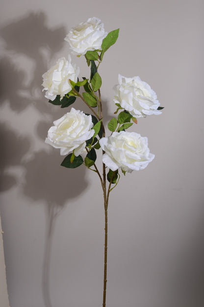 38.5" Silk Rose Spray Off White