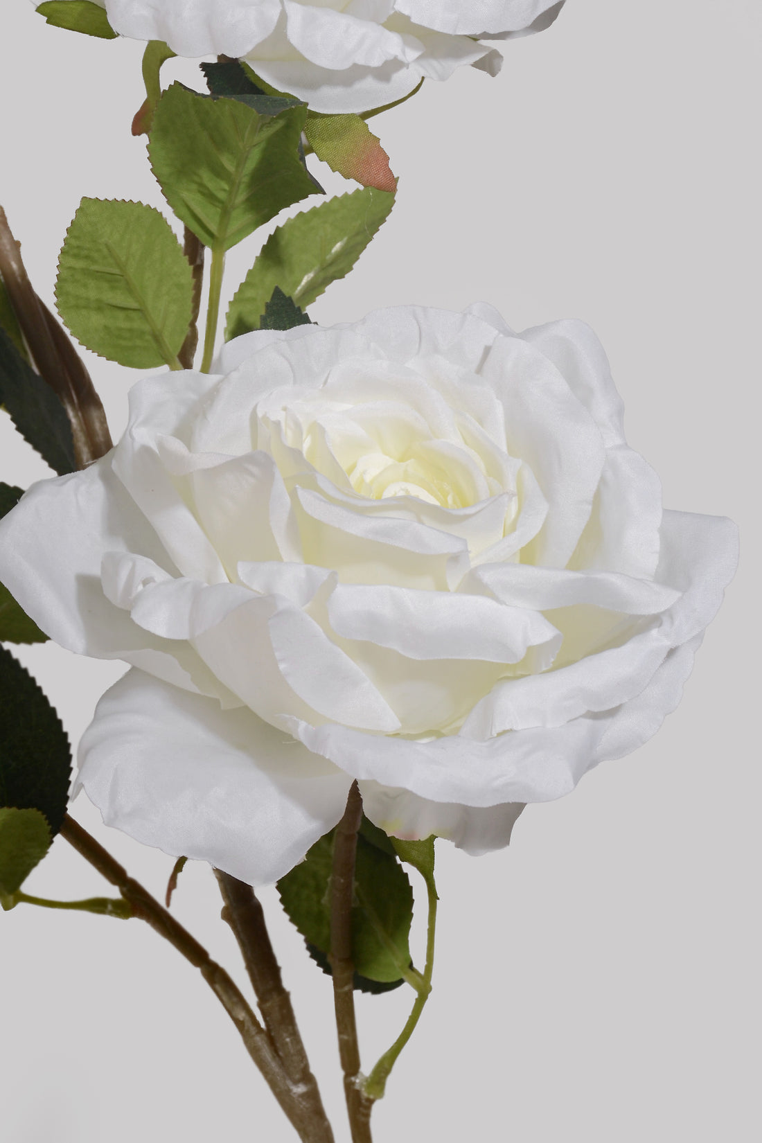 38.5" Silk Rose Spray Off White