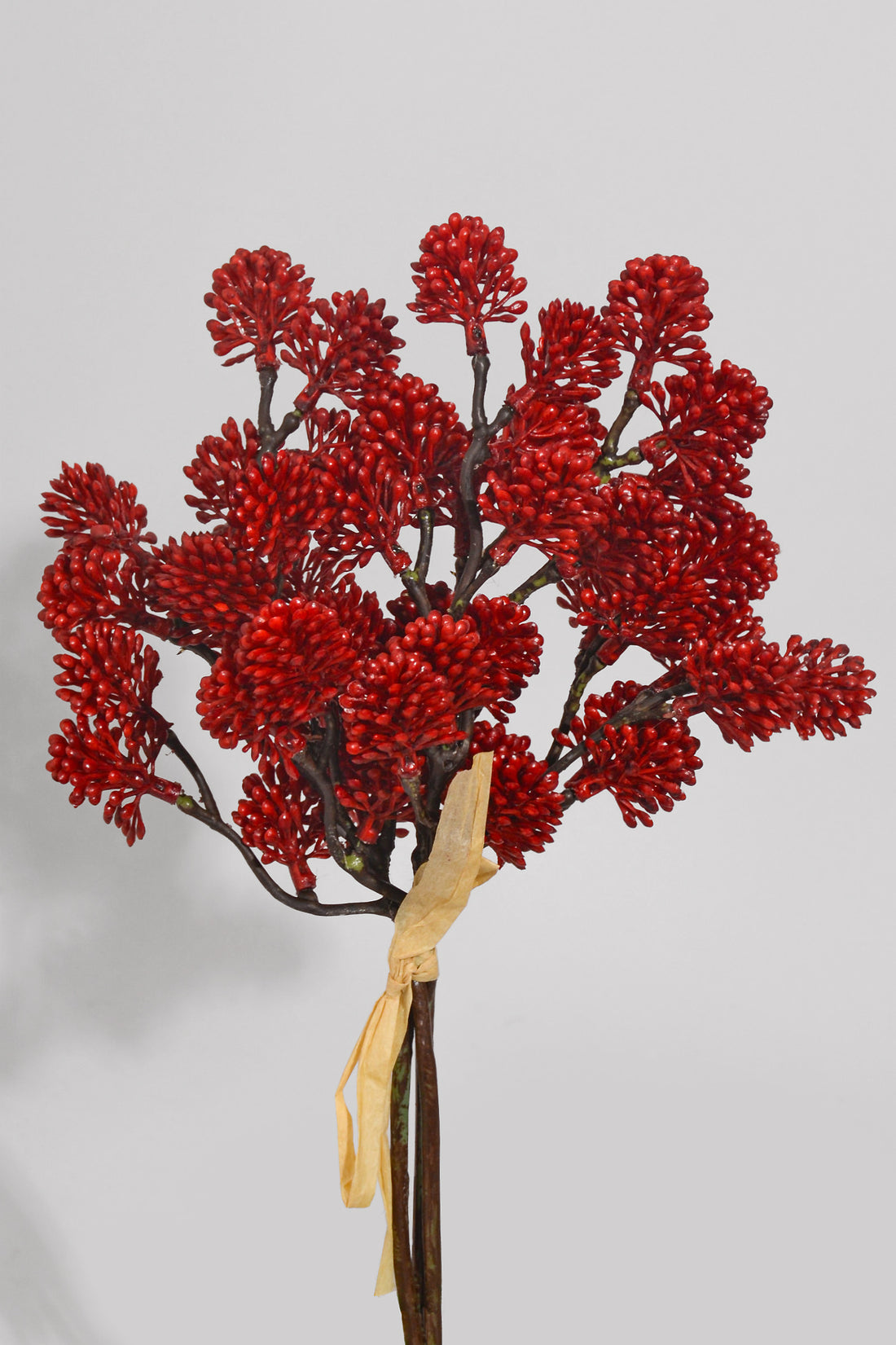 11" Soft Pe Sedum Bundle/3 Red