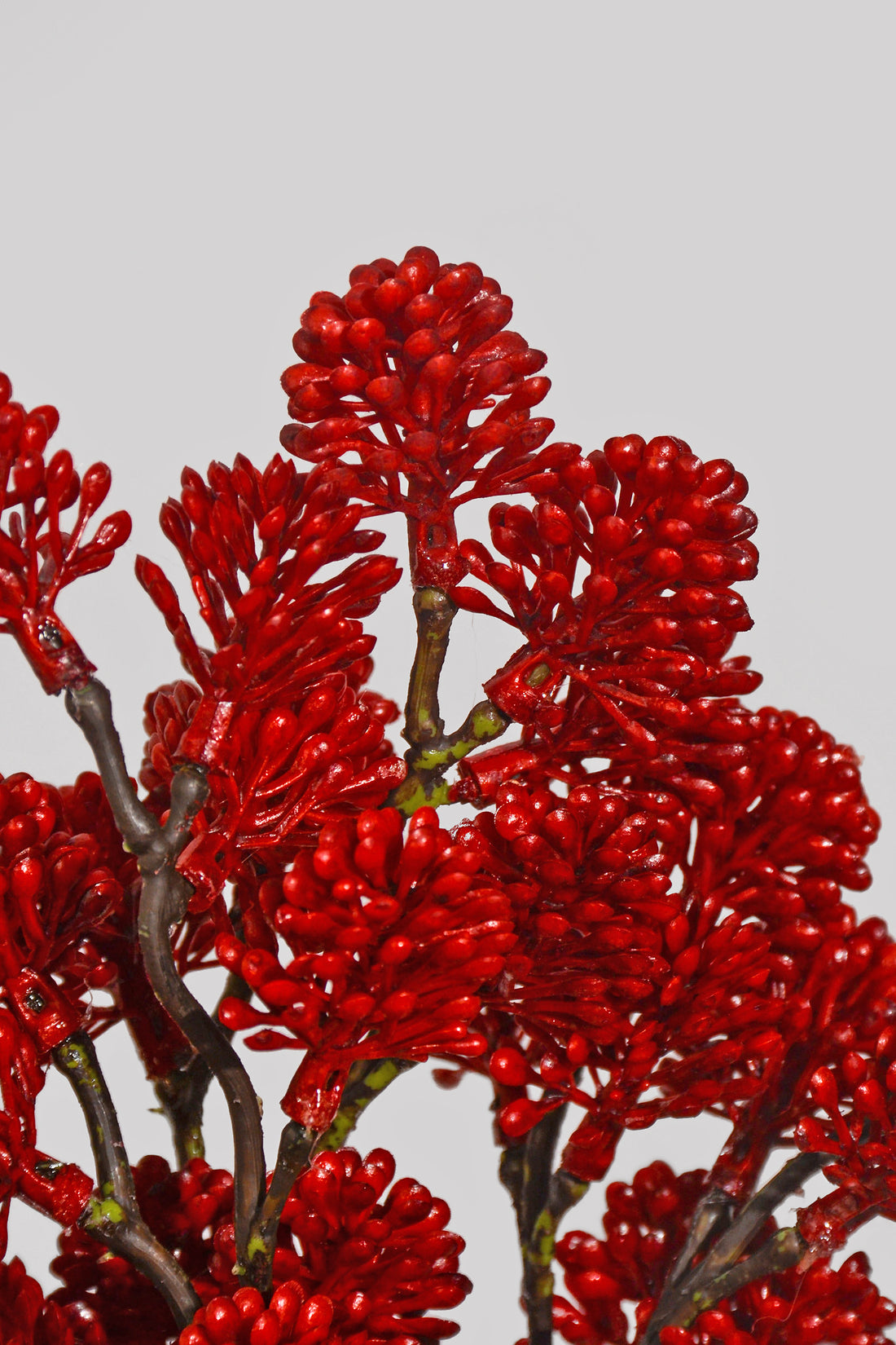 11" Soft Pe Sedum Bundle/3 Red